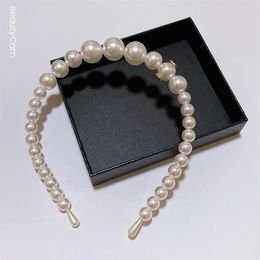 Classic fashion hand-made pearl headbands elegant and simple hair band hairpin decoration head ornaments party gift187A