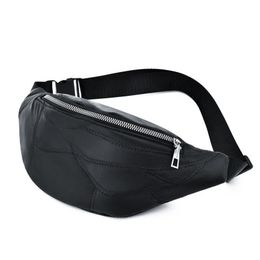 NEW Waist Bags Women Men Fanny Pack Female Male Belt Bag Solid Color PU Chest Bag Chest Phone Pouch208E