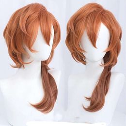 High Quality Anime Bungo Stray Dogs Chuya Nakahara Chuuya Cosplay Wig Heat Resistant Synthetic Hair Wigs