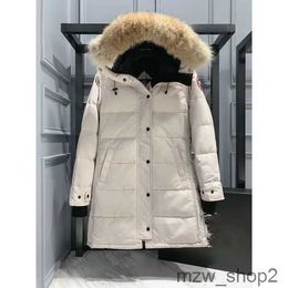 canda goose Down Parkas zavetti canada jacket Designer Women Canadian Goose Mid Length Version Puffer Womens Jacket Winter Thick Warm Coats Windproof ML1N