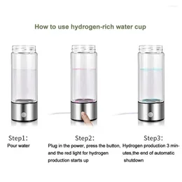 Wine Glasses Antioxidant Water Bottle Portable Rechargeable Hydrogen With Antioxidant-rich Technology For Muscle Recovery