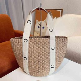 Women Handbags High-capacity Tote New Designer Fashion Clutches Ladies Straw Bags Lady Bag Female Purse Clutch Shoulder 2209172625