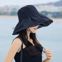 Berets Bucket Hats For Women Tender Korean Style Arrival Elegant Ladies Harajuku Holiday Casual Ins All-match Sun-protection Simple