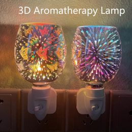 Fragrance Lamps 3D Aromatherapy Lamp Plug In Led Colorful Light Aroma Diffuser fragrance Electric Melt Warmer Gifts To Friends 231212