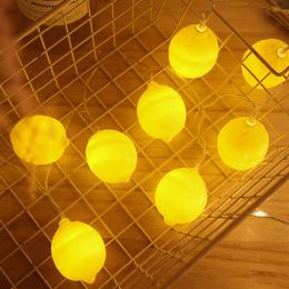 BRELONG LED lemon light string holiday decoration small lantern network red ins string lights store layout flashing light batter231x