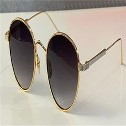 New fashion design sunglasses 0009S retro round k gold frame trend avant-garde style protection eyewear top quality with box290r