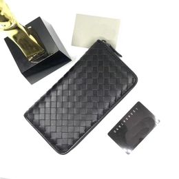 High Quality Whole Beauty Designer Beautifully Handcrafted Classic Zip-around Wallet Long Card Holder Men's Wallet 5 Colo305h