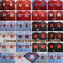 Custom DIY Vintage 80 Jerry Rice 1962 Football Jerseys 16 Joe Montana 21 Deion Sanders 87 Dwight Clark 33 Roger Craig 94 Charles Haley 97 Nick Bosa 74 Joe Staley Owens