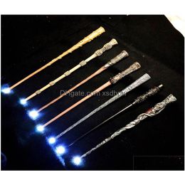 Magic Wand Creative Cosplay S 21 Upgraded Resin Glowing Wands Gift Box240V4107185 Drop Delivery Dhm2B