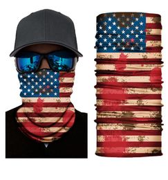 Sport Face Masks Trump US Flag Style Seamless Bandanas Multifunctional Cycling Scarf Skull Magic Turban Women Men Outdoor Headband6706922