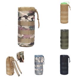 New Backpacking Packs 2022 Tactical Molle Water Bottle Bag Pouch For Military Outdoor Travel Camping Hiking Fishing