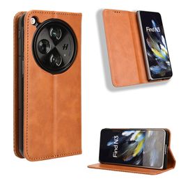 Wallet Leather For OPPO Find N3 Case Magnetic Flip Book Stand Card Protection Oneplus Open Cover