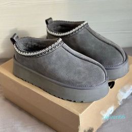 Slippers Sherpa Sheepskin Fur Slides Women Ugged Tasman Mules Australia Snow Boots