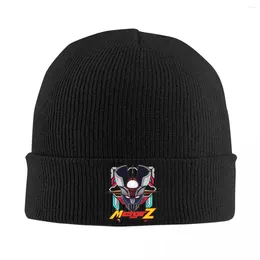 Berets Mazinger Z Robot Anime Accessories Warm Slouchy Beanie For Unisex Knitted Skull Cap Beanies Skullies