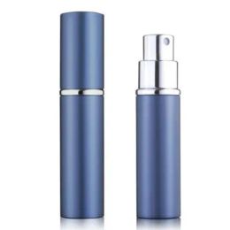 Ship perfume bottle 5ml Aluminium Anodized Compact Perfume Aftershave Atomiser Atomizer fragrance glass scent-bottle Mixed Colour