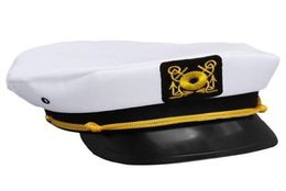 Navy Hat Cap for Men Women Children Anchor Logo Embroidered Army Cap Captain Hats Boys Girls Performing Uniform Cap Adjustable1796641