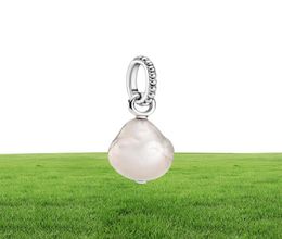 100 925 sterling silver Freshwater Cultured Baroque Pearl Pendant Fashion Wedding Jewelry making for women gifts2404516