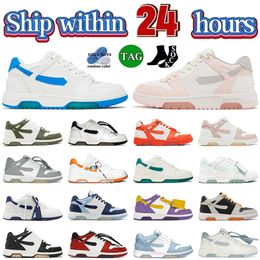 2023 Fashion Out Of Office Suede Leather Jogging Breathable Sponge Mid Top Quality Offes White Casual Sport low-tops Sneakers Men Women Trainers Runner Shoes EUR36-45