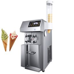 Automatic Ice Cream Machine Electric Soft Ice Cream Maker Yoghourt Sweet Cone Making Machine