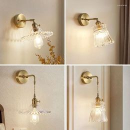 Wall Lamps VIGOUS Lamp Crystal Nordic Modern Hanger Elbow Two Style Bathroom Mirror Staircase Copper LED Light Fixture