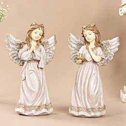 Garden Decorations European Style Angel Resin Figures Indoor And Outdoor Decorative Crafts Creative Ornaments Prayers For Angels