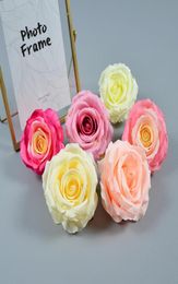100Pcs Big Rose Flower Simulation Rose Head Whole Blue Rose Wedding Decoration Birthday Party Supplies Roses Home Decoration F8591493
