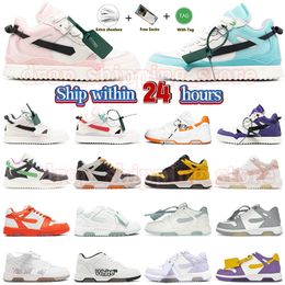 Runner 2024 Luxury Out of office Sponge Mid Top Men Women Outdoors Offes white Platform trainers Rubber Sole Loafers OOO Black pink blue Sneaker jogging 35-46 Dhgate