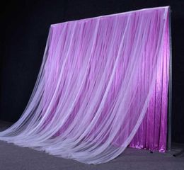 Wedding Backdrops Panels Hanging Curtains Party Backdrop Wedding Decoration Drape Big Events Background TiedPiped8206900