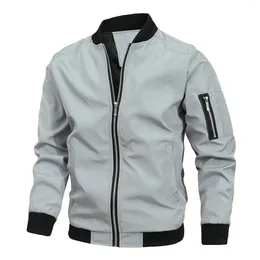 Men's Jackets Korean Style Slim Bomber Men 2023 Spring Autumn Casual Baseball Mens Designer Jacket 6XL Clothes