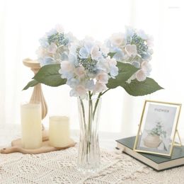 Decorative Flowers Artificial Branch Silk Hydrangea Fake Floral Home Wedding Living Room Table Accessories Decoration Valentine's Day Gifts