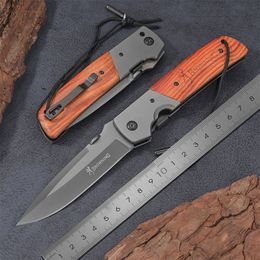 ZK20 5cr13 steel Promotion Browning tactical knife folding survival household fruit knife outdoor camping hunting short knife suitable for multi-purpose