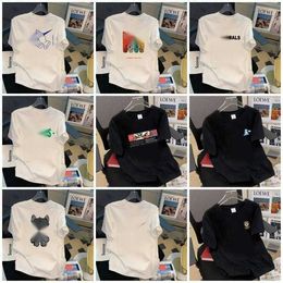 F Short Sleeve T Shirt Men's T Shirt Plus Size Cotton Summer Loose Fashion Brand Men's Elbow-sleeved Top shir L231122