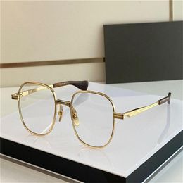New fashion design men optical glasses VERS TWO K gold round frame vintage simple style transparent eyewear top quality clear lens2852