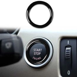 Car Engine One Start Stop Push Button Ignition Key Circle Sticker Trim Decal for BMW 3 Series E90 E92 E93 320i Z4 E89