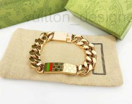 Bangle Designer Brand High Quality Silr Lo Bracelet Men Women Gold Bracelets Chain Fashion Personality Hip-hop YSW5