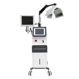 New Diode Laser Hair Growth Hair Loss Treatment Machine Red Light scalp follicle detection Hair Regrowth Beauty Equipment