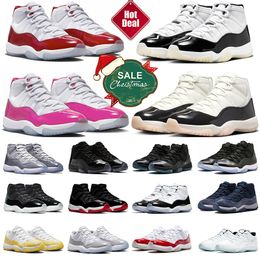 With Box Jumpman 11 Basketball Shoes Cherry 11s Mens Womens Sneakers 11 Gratitude Neapolitan Cool Grey Cap And Gown Bred Outdoor Sports Trainers