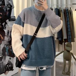 Men's Sweaters Lowest Price Winter Warm Knitted O-Neck Loose Pullover Tops Simple Harajuku Style Male Jumper Casual Men Clothing