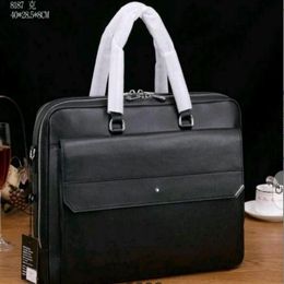 2022 new designer mens bag high quality briefcase real leather bags286D