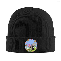 Berets The Little Mole Krtek Cute Knit Hat Beanie Winter Hats Warm Street Maulwurf Cartoon Cap For Men Women