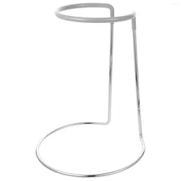 Kitchen Storage Stemware Decanter Bracket Glass Dryer Rack Iron Stand For