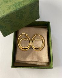 Womens Circle Simple Earrings Hoop Earring For Women Designers Earrings Brands Gold Ear Stud Luxurys Pearl Earings6165899