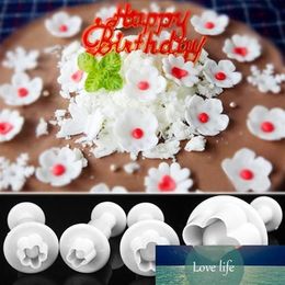Plum Flower Plunger Fondant Mold Cutter Sugarcraft Cake Cookie Decorating235f