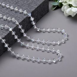 New Rainbow Acrylic Crystal Wire Bead Garland wedding Diamond Strand DIY Wedding Centrepieces Home Accessories Decor