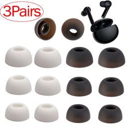 Headphones Earphones 321Pairs Soft Silicone Eartips for Huawei FreeBuds 4i Freebuds 5i Wireless Earphone Earplug Cover L M S Size Ear Tips Cap 231212