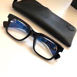Brand Designer Eyeglass Frame Fashion Retro Optical Glasses Black Eyeglasses Frames for Men Women Myopia Eyewear for Prescription 236M