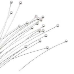 1000pcs lot Silver Plated Ball Head Pins For Jewellery Making 18 20 24 26 30 40 50mm2426