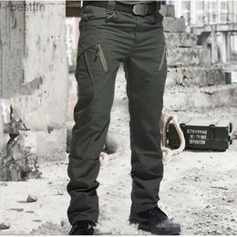 Men's Pants Tactical Pants Men Casual Cargo Pants Army Military Style Waterproof Training Trousers Durable Working Pants 2022 New PantL231212