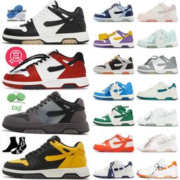 Original Platform trainers Sponge Mid Top Out Of Office Designer Luxury OOO Sneakers Low-tops Rubber Sole Suede Leather Camouflage Breathable Brand offes white 36-45