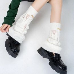 Women Socks Ballet Lace Up Lolitas Flared Sleeves Y2K Fall Winter Boot